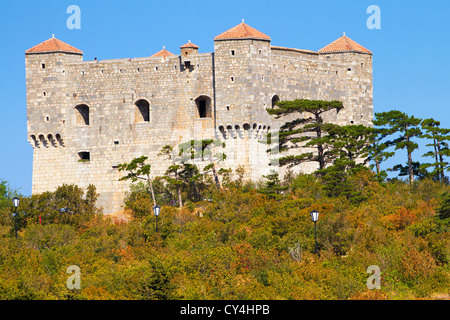 Château de Nehaj dans Senj, Croatie (Istrie) Banque D'Images