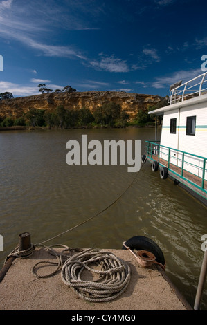 Les falaises de la rivière Murray en Australie du Sud Caurnamont Banque D'Images