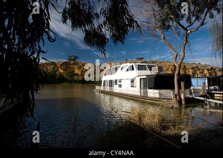 Les falaises de la rivière Murray en Australie du Sud Caurnamont Banque D'Images