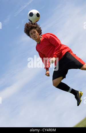 Joueur de football football - coupe de Banque D'Images