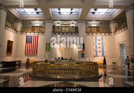 Hall de la Harold Washington Library Banque D'Images