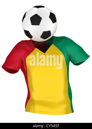 L'Équipe nationale de football de Guinée Bissau . Toutes les équipes Collection . Isolé Banque D'Images