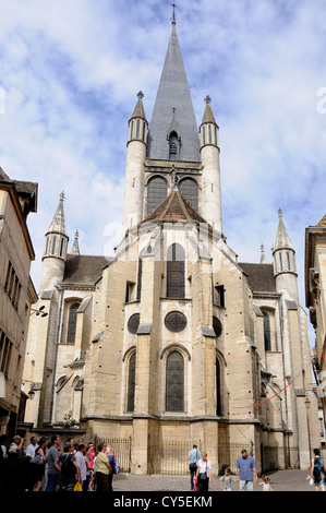 Cathédrale Notre Dame , Dijon, Côte-d'Or departement, Bourgogne, France Banque D'Images