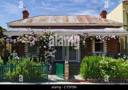 Vieux cottages semi-détachés à Perth, Australie occidentale Banque D'Images