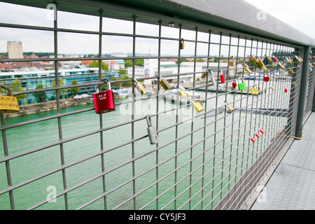 Serrures de l’amour Banque D'Images