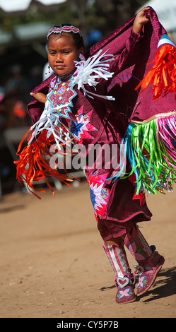 Native American girl Chumash Banque D'Images