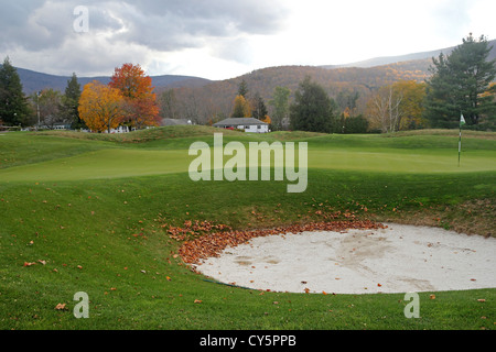 Dorset Field Club de golf, le plus ancien golf exploité aux États-Unis. Dorset, Vermont Banque D'Images