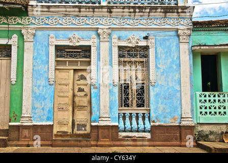 Blue House Trinité Banque D'Images