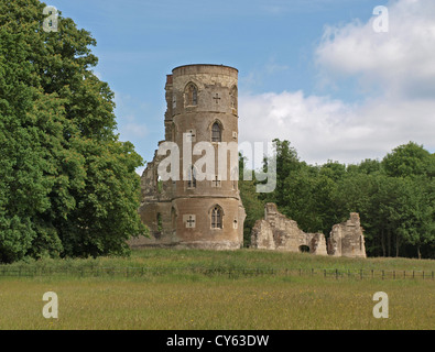 La folie à Wimpole Hall à Cambridge. Banque D'Images