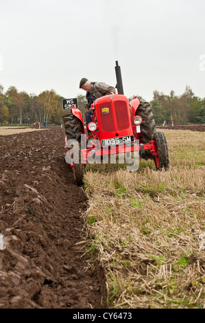 Concours de labour dans le Perthshire, Écosse Banque D'Images