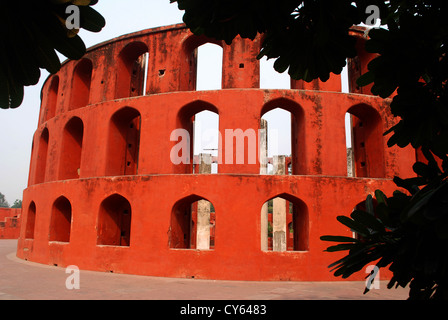 Jantar Mantar, un observatoire astronomique près de Connaught Place, delhi Banque D'Images