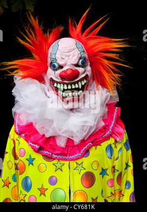 Clown effrayant Banque D'Images