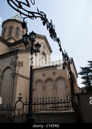 Qashveti dans l'église orthodoxe de Géorgie, l'Avenue Rustaveli Tbilisi Banque D'Images