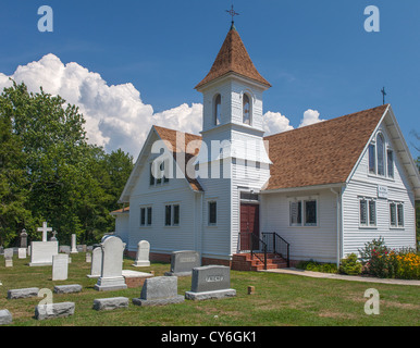 Quantico, Maryland Historic St Philip's Episcopal Church (1845) Banque D'Images