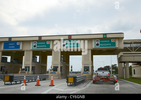 L'autoroute interstate péage Florida Plaza usa Banque D'Images