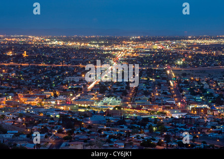 Banlieue SUR EL PASO TEXAS USA Banque D'Images