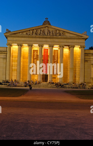Glyptothèque de Munich, Koenigsplatz,, King's Square, Bavière, Allemagne. Banque D'Images