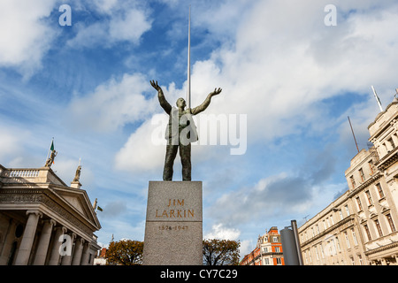 Statue de Jim Larkin. Dublin, Irlande Banque D'Images