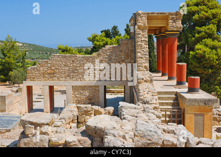 Palais de Knossos. Crète, Grèce Banque D'Images