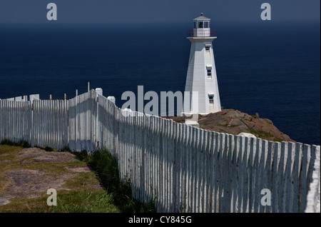 Le phare du cap Spear Terre-Neuve Canada Banque D'Images