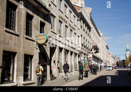 Canada, Québec, Montréal. Centre historique Quartier du Vieux port de Montréal. Banque D'Images