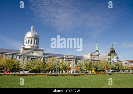 Canada, Québec, Montréal. 'Historique' du Vieux Port de Montréal. Marché Bonsecours néo-Renaissance. Banque D'Images