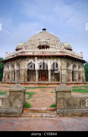 Isa Khan Niyazi situé près du tombeau de Humayun's Tomb, Nizamuddin East, Delhi, Inde Banque D'Images