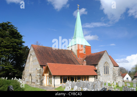 L'église de Sainte Marie et saint Gabriel, dans le sud de Harting, Sussex, Angleterre Banque D'Images