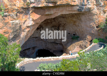 Carlsbad Caverns National Park - Entrée principale Banque D'Images