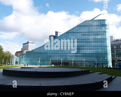 Bâtiment de l'Urbis Home Musée National du Football à Manchester, UK Banque D'Images