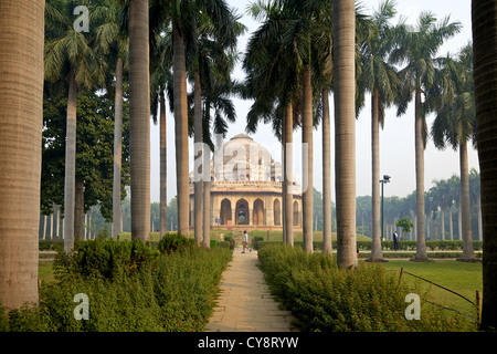 La tombe de Sayyid Muhammad Shah au Lodhi Garden à Delhi, Inde Banque D'Images