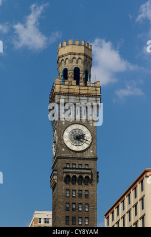 Bromo Seltzer clock tower Baltimore Maryland Banque D'Images