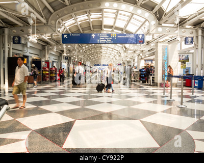 Aéroport International O'Hare de Chicago, IL Banque D'Images