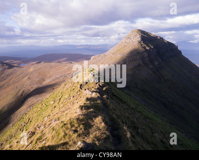 Hallival sur les Cuillin Ridge de rhum de Askival Banque D'Images
