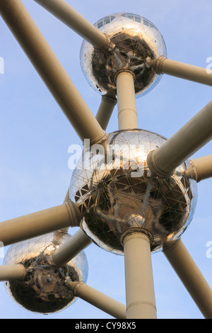 L'Atomium à Bruxelles, construire pour l'exposition universelle en 1958. Banque D'Images