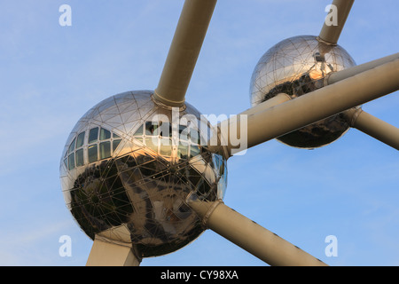 L'Atomium à Bruxelles, construire pour l'exposition universelle en 1958. Banque D'Images