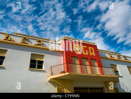 Irga Immeuble Garage, Asmara, Erythrée Banque D'Images