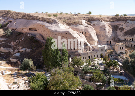 Cave hotel cappadocia,cavusin,,Turquie. Banque D'Images