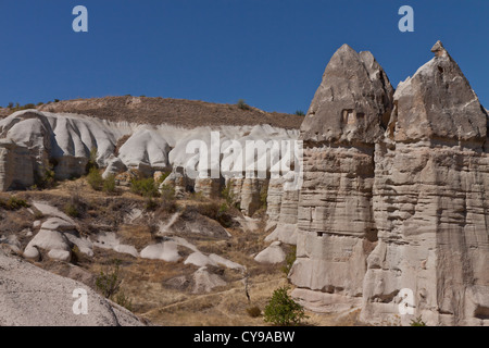 Cheminées de fées,la vallée de l'amour,la Cappadoce, Turquie Banque D'Images