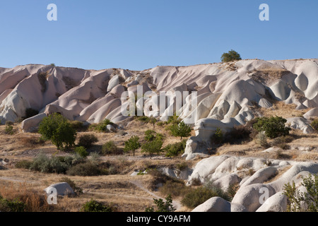 Vallée des Pigeons,la Cappadoce, en Turquie. Banque D'Images