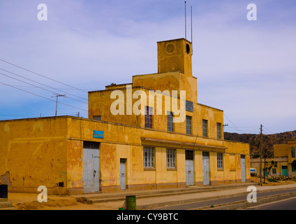 Ancienne usine italienne à Dekemhare, Erythrée Banque D'Images