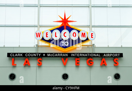 Las Vegas à l'intérieur de l'aéroport international McCarran Banque D'Images
