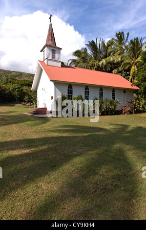 Elk284-6129v, Molokai, Hawaï, Molokai est Kaluaaha, Notre Dame des Sept Douleurs Church 1874 Banque D'Images