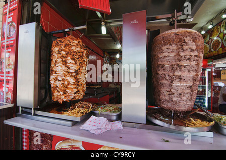 Döner Kebab à Istanbul, Turquie Banque D'Images