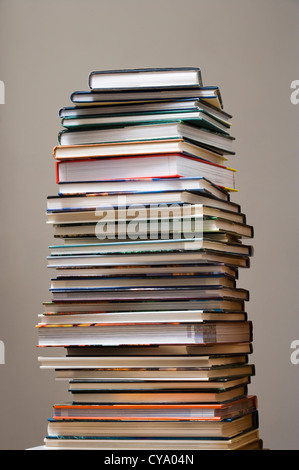 Pile de livres. Banque D'Images