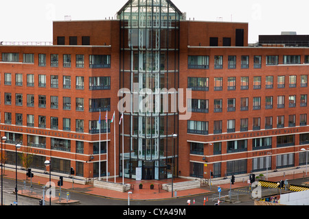 L'Assemblée nationale du Pays de Galles (Cynulliad Cenedlaethol Cymru gallois) est une assemblée générale, le Gallois senedd, la baie de Cardiff Wales UK Banque D'Images