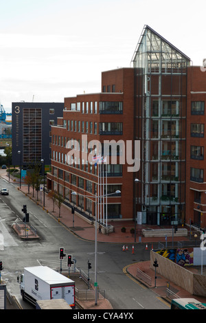 L'Assemblée nationale du Pays de Galles (Cynulliad Cenedlaethol Cymru gallois) est une assemblée générale, le Gallois senedd, la baie de Cardiff Wales UK Banque D'Images