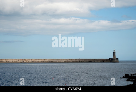 Phare de Tynemouth, South Shields, Tyne et Wear, Angleterre du Nord-Est Banque D'Images