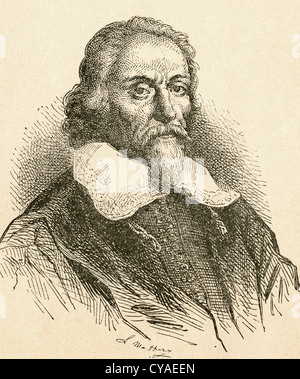 William Harvey, 1578 - 1657. Médecin anglais. Banque D'Images