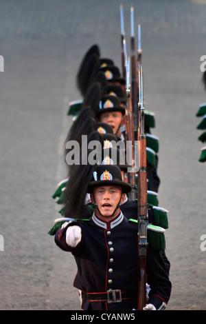 Sa Majesté le King's Royal Guard, Oslo, Norvège Banque D'Images